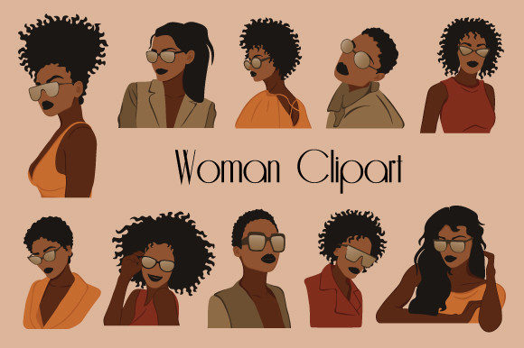African Woman with Sunglasses