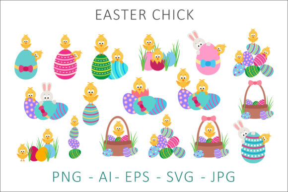 Easter Chick Clipart: A Versatile Tool for Creative Workflows