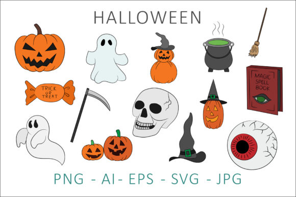 Halloween Clipart PNG SVG Bundle: A Creative Toolkit for Modern Designers